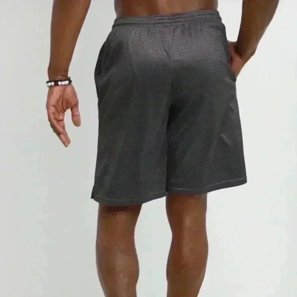 Champion Dark Gray Mesh Elastic Drawstring Waist … - image 3